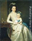 Ralph Earl Lady Williams and Child painting